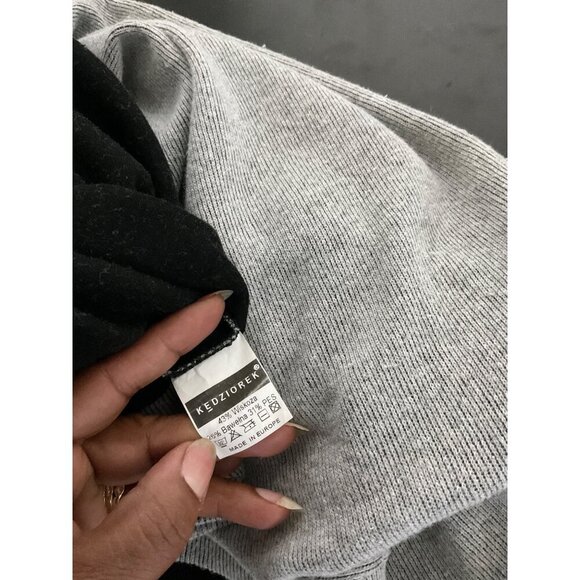 KEDZIOREK Maxi Dress Ribbed Minimalistic Lagenlook Grey size 40 (US 8) - Picture 6 of 10